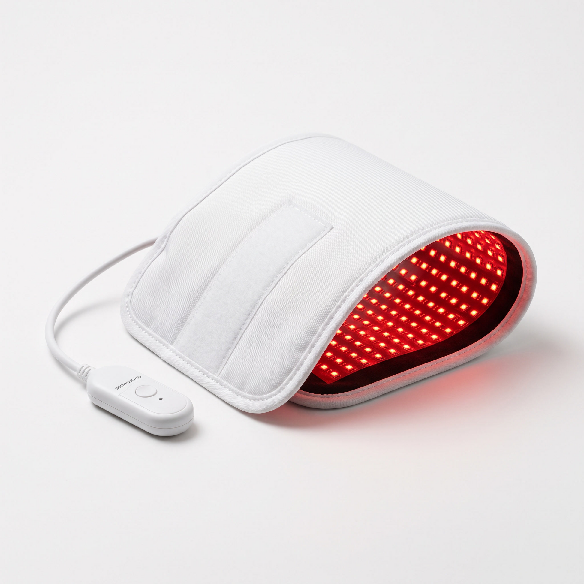 PrimaBeam Ember red light therapy wrap pad on a white background