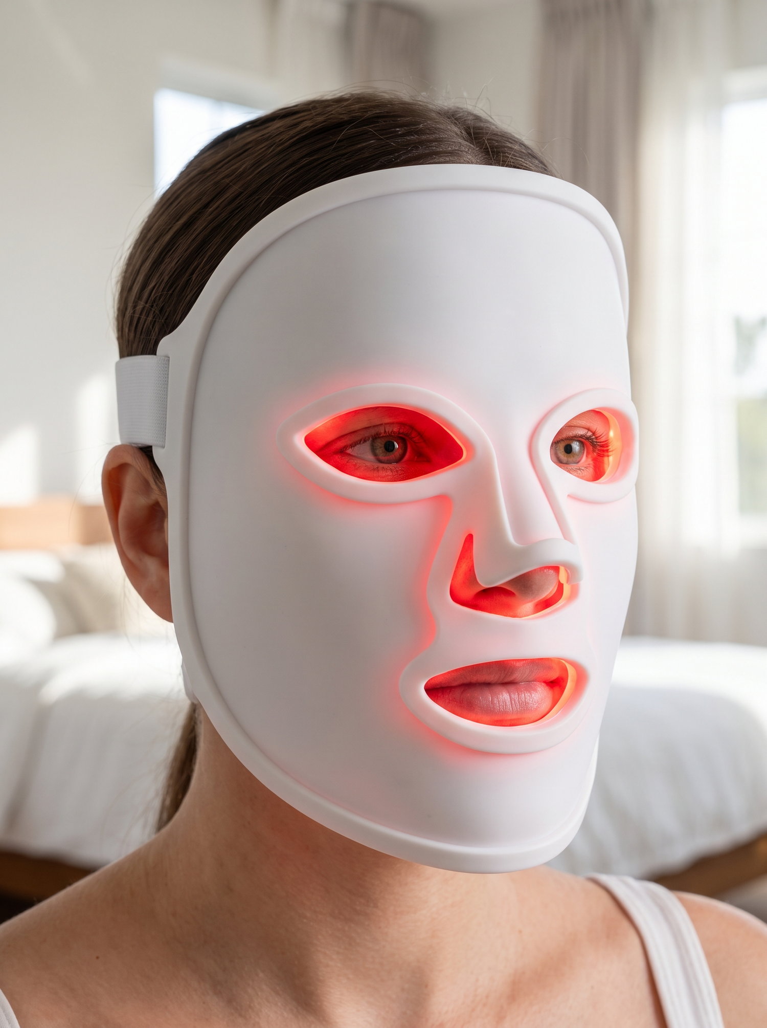 Lumia mask conforming to the face